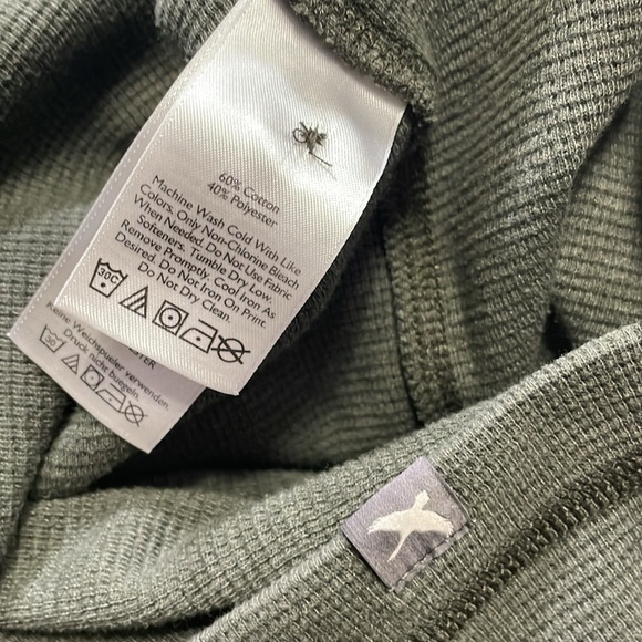 Eddie Bauer Outdoor Mens 2XL 1/4 Button Thermal Waffle Knit Shirt.Pre-Owned. - Picture 6 of 6